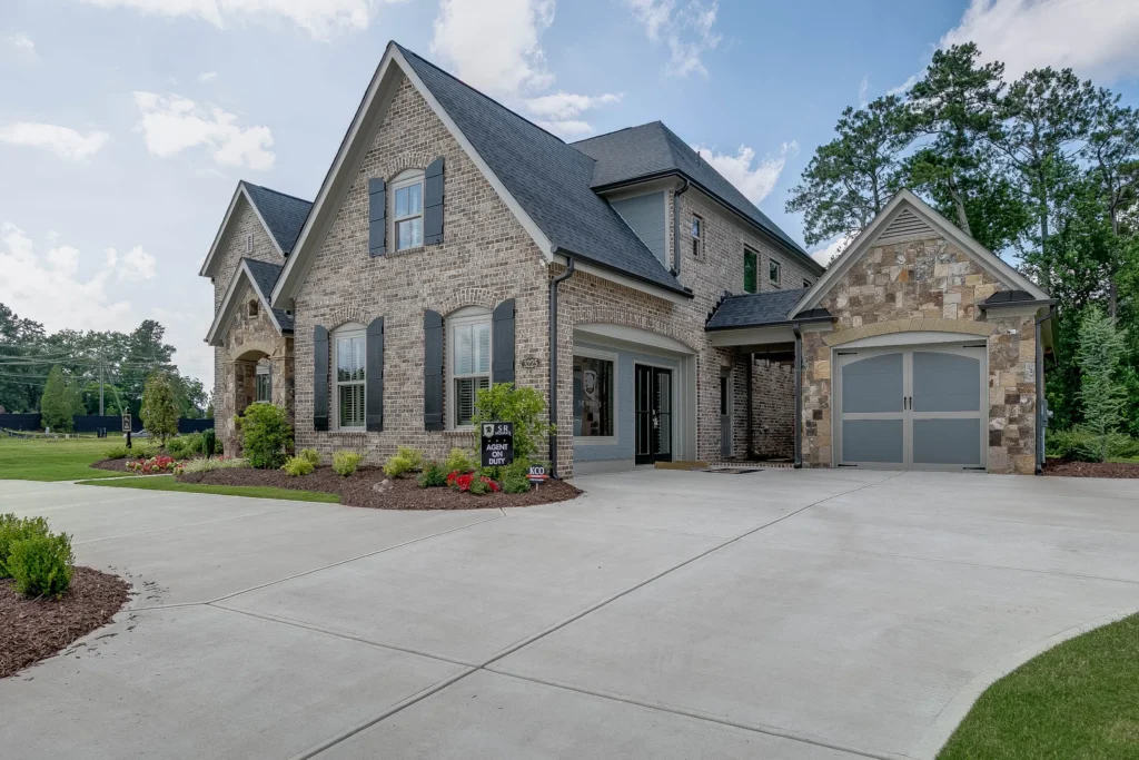 Montebello Custom Home, Rockingham County, NC - two story, brick exterior with 4 bedrooms and 3 baths