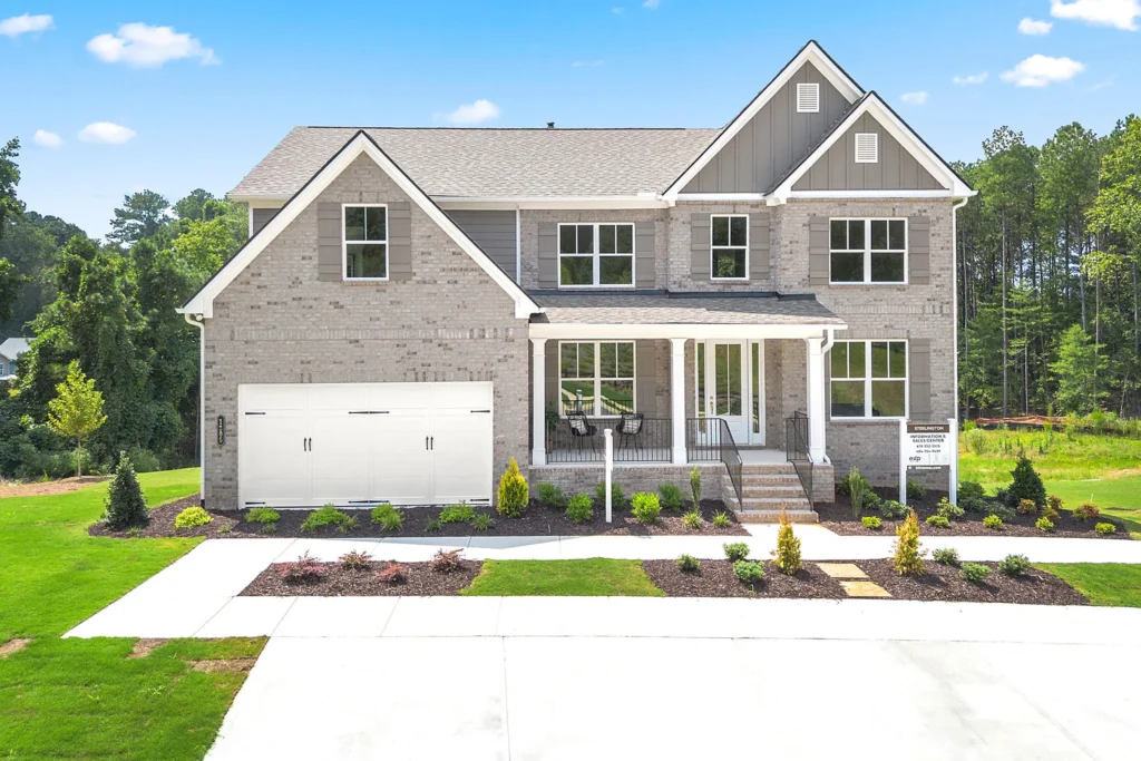 CAD Home Crafters Rockingham County, NC Two Story Home with 2-Car Garage