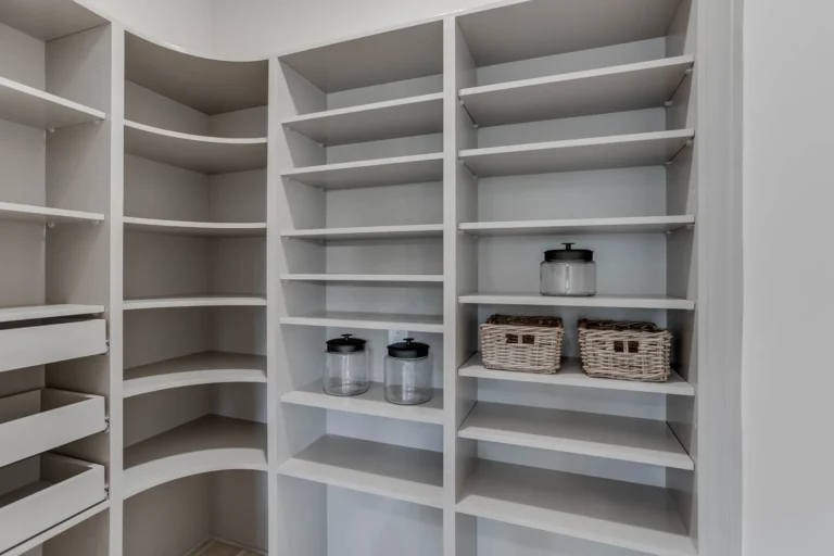 CAD Home Crafters & Designs - Builder for custom homes Craftsman style home in Rockingham County, NC, custom pantry and closet built in shelving